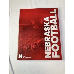 2018 Nebraska Cornhuskers Football Media Guide Magazine Book